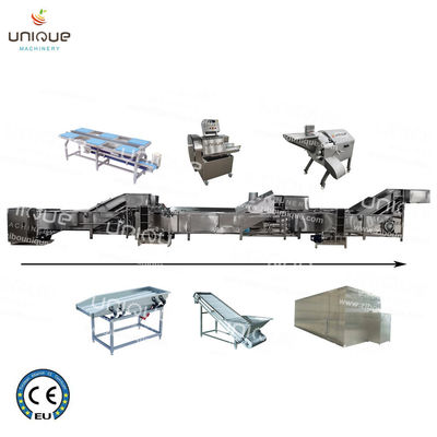 Επαναστατική λειτουργία κατάψυξης φρούτων και λαχανικών σε γραμμή επεξεργασίας καταψυγμένων λαχανικών