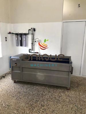 Ηλεκτρική μηχανή απολέπισης πατάτας Ρολεριστικό πλυντήριο απολέπισης μηχανή καθαρισμού Ονομασία εξόδου Απολέπιση πατάτας