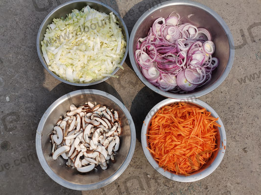 Μηχανή κοπής από ανοξείδωτο χάλυβα 304 λαχανικών, λαχανικών και λαχανικών για ηλεκτρονική υποστήριξη