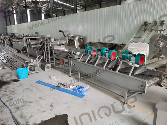 1.5kw εξοπλισμός καθαρισμού λαχανικών για μπανάνα και καρύδες προσαρμοσμένη τάση