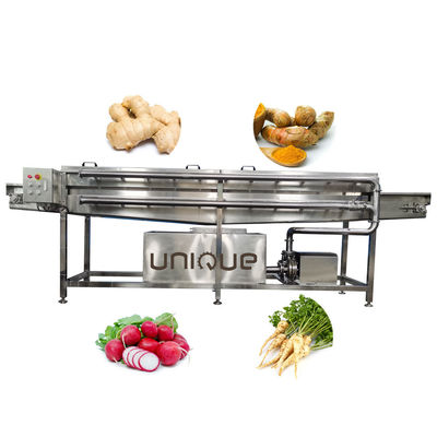Προσαρμόσιμη μηχανή πλύσης με ψεκασμό υψηλής πίεσης για φρούτα και λαχανικά