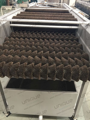 Μηχανή για πλύσιμο και καθαρισμό λαχανικών καρότου πατάτας τζίντζερ βούρτσας