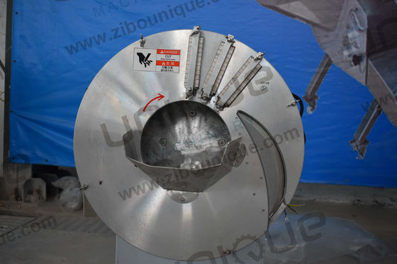 Επεξεργασία ριζικών λαχανικών χωρίς προσπάθεια με ατσάλινο 304 τζίντζερ μηχανή θρυμματισμού