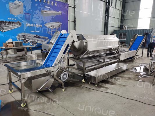 Μηχανή απολέπισης και πλύσης πατάτας 2,25 kw για τις βιομηχανίες μεταποίησης τροφίμων