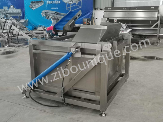 240 κιλά από ανοξείδωτο χάλυβα Box Crate Bin Dumper για ομαλή εκφόρτωση φρούτων και λαχανικών