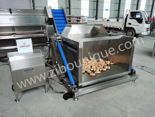 240 κιλά από ανοξείδωτο χάλυβα Box Crate Bin Dumper για ομαλή εκφόρτωση φρούτων και λαχανικών