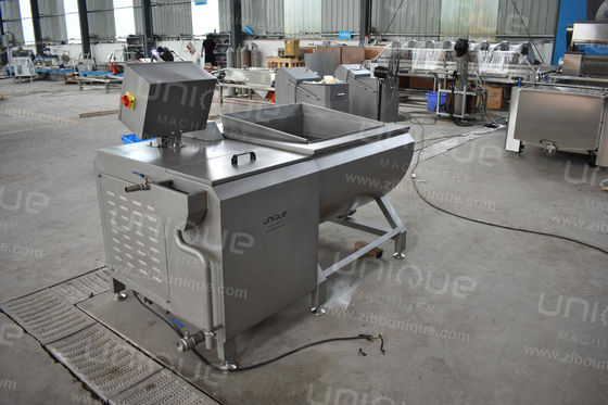 Εμπορική κουζίνα 500 kg/ώρα Πλυσίστωση με άμμο επιφάνειας Πλυντήριο φρούτων και λαχανικών