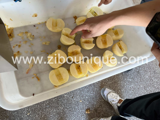 Βιομηχανικό αυτόματο μηχάνημα απολέπισης και απολέπισης μήλου για την επεξεργασία τροφίμων