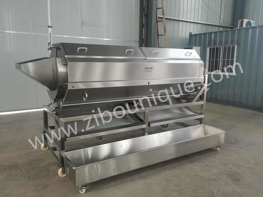 Βιομηχανίες μεταποίησης τροφίμων Εμπορική μηχανή απολέπισης πατάτας με ανοξείδωτο χάλυβα 304