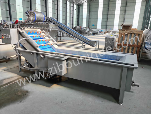 1000-1500kg/h Ικανότητα Μηχανή πλύσης λαχανικών και φρούτων
