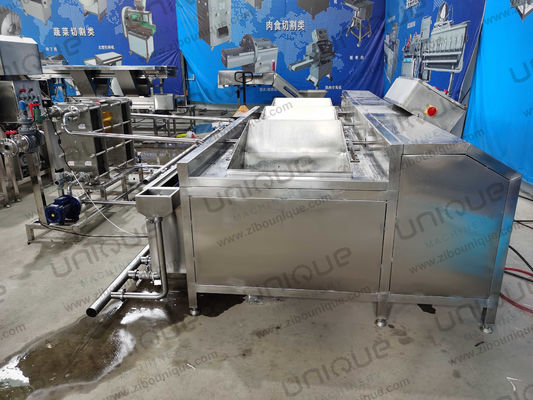 1000kg/h Βιομηχανικό πλυντήριο ντομάτας Καλαμπόκι Πλυντήριο φρούτων Λαχανικά κρεμμύδια Πλυντήριο καθαρισμού