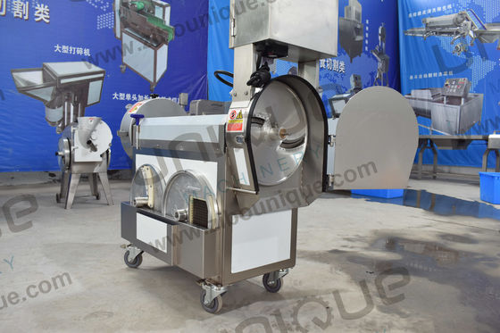 1.55 Kw Αυτοματοποιημένη μηχανή διπλής κεφαλής για την κοπή λαχανικών